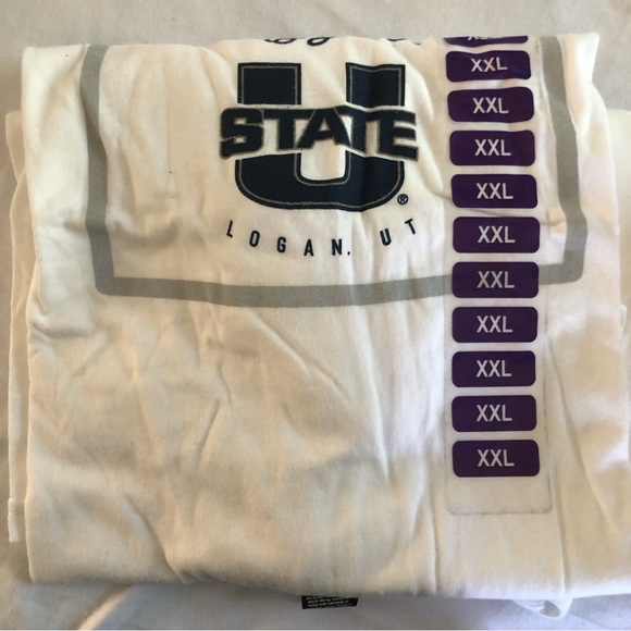 NWT Champion logo Utah State Aggies, white T-Shirt Mens, various Size - Picture 8 of 12